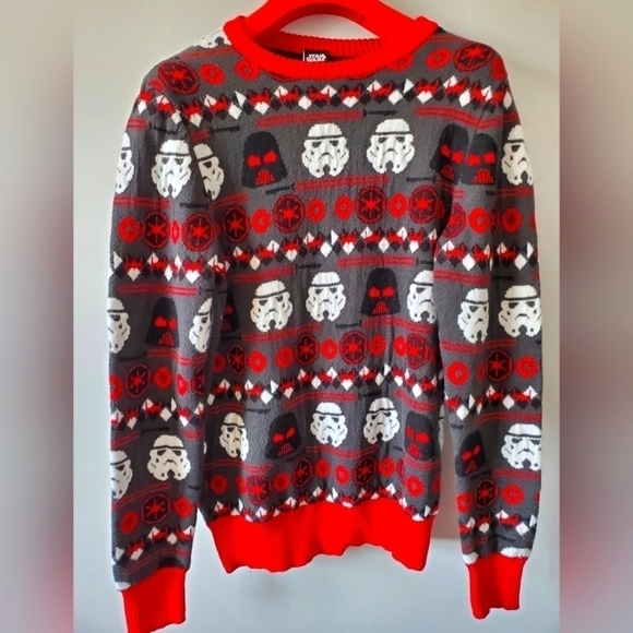 Star Wars Other - STAR WARS Vader and stormtroopers holiday sweater men's size medium